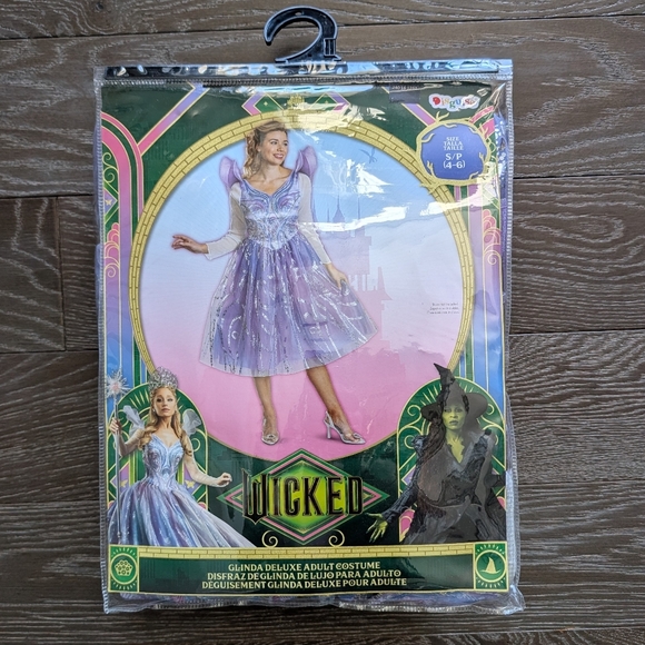 Disguise Adult Wicked Glinda Deluxe Costume Size Small - Picture 2 of 5